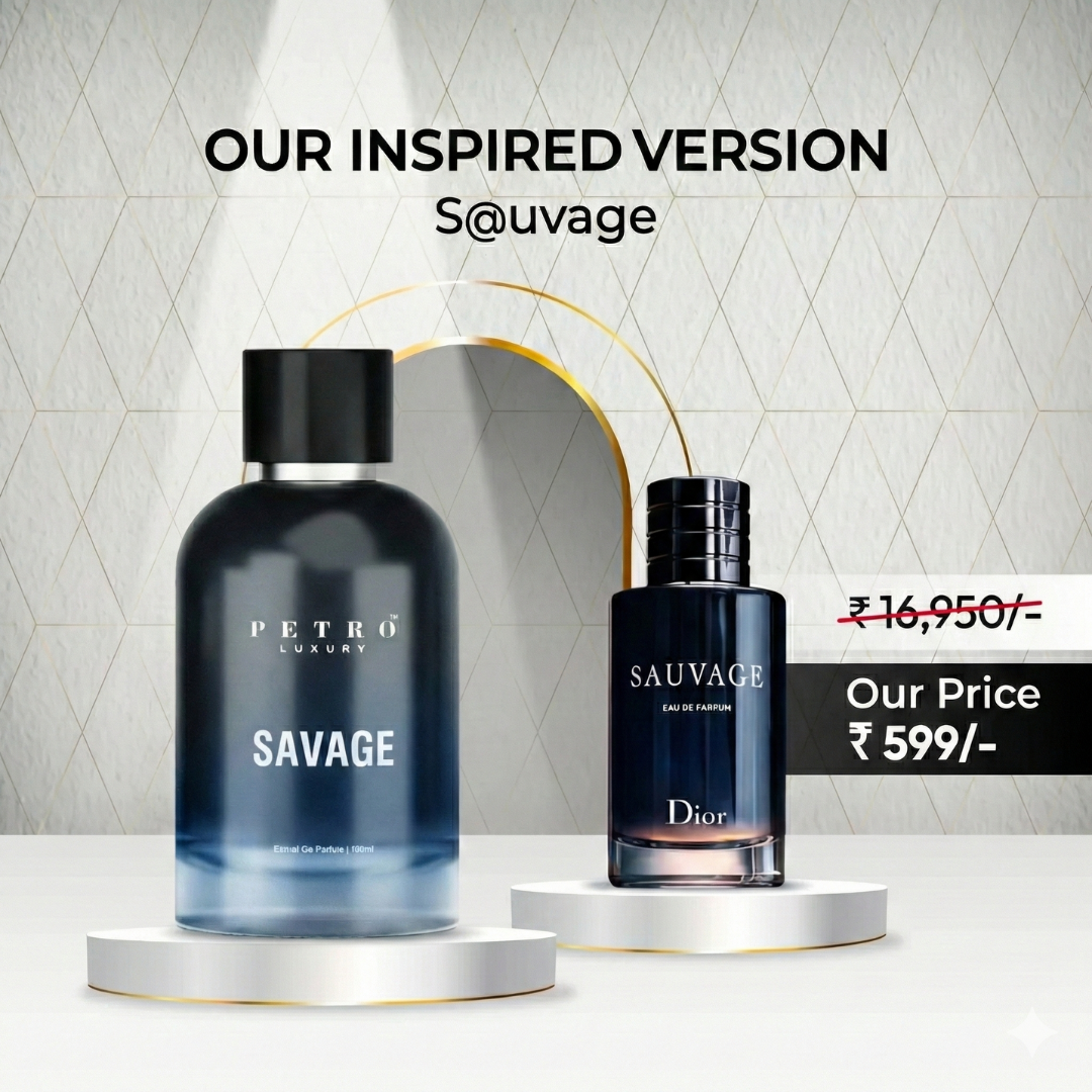 Savage Extrait de Parfum for Men | Premium 100ml Perfume | Inspired by Sauvage